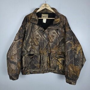 Woolrich Mens Camo Realtree Insulated Bomber Jacket Outdoor Gear Size XL